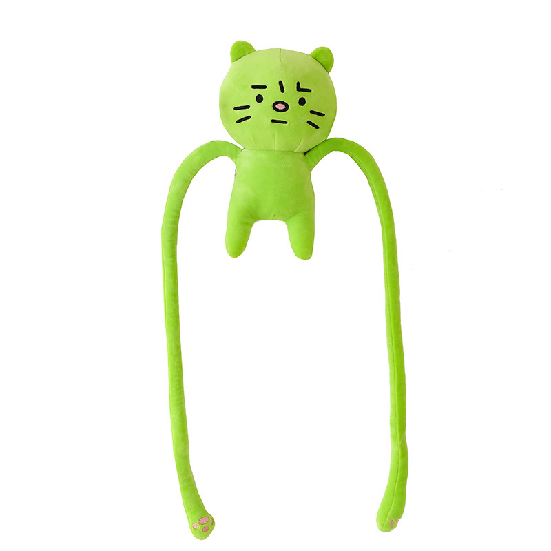 焦虑猫毛绒玩具 卡通创意小猫咪玩偶包包 女生礼品