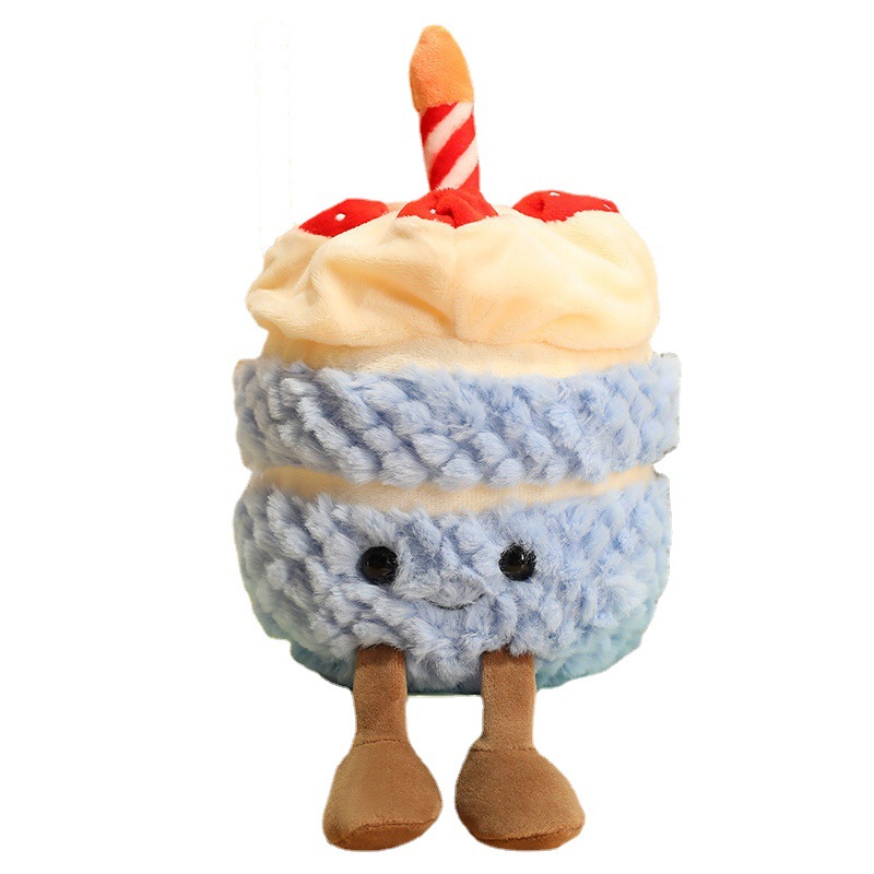 生日蛋糕毛绒玩具 搞怪蛋糕布偶公仔 趣味生日礼物