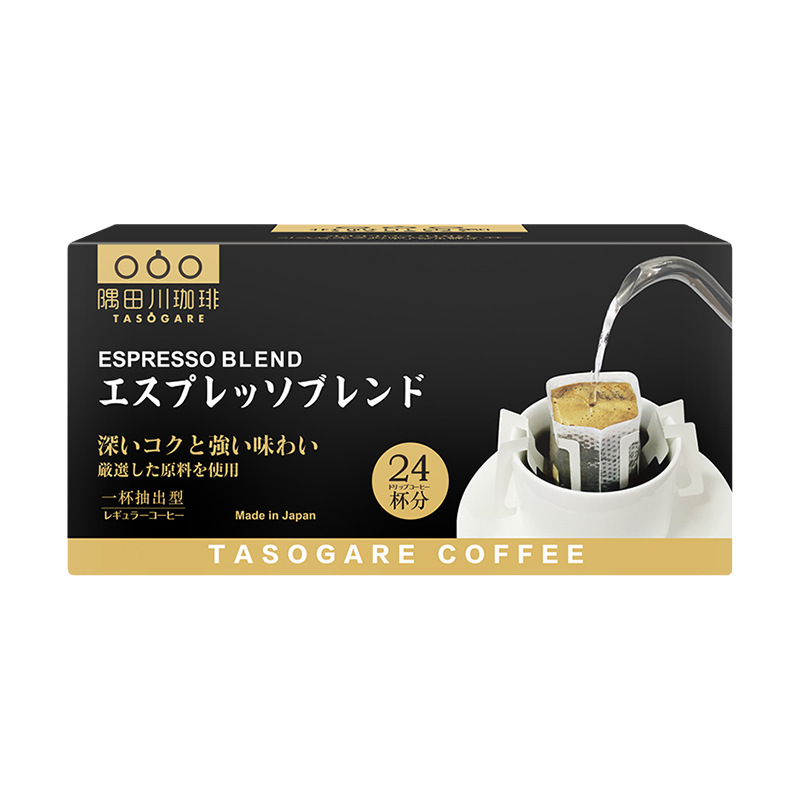  隅田川 意式风味挂耳咖啡24片装192g 挂耳咖啡礼品 