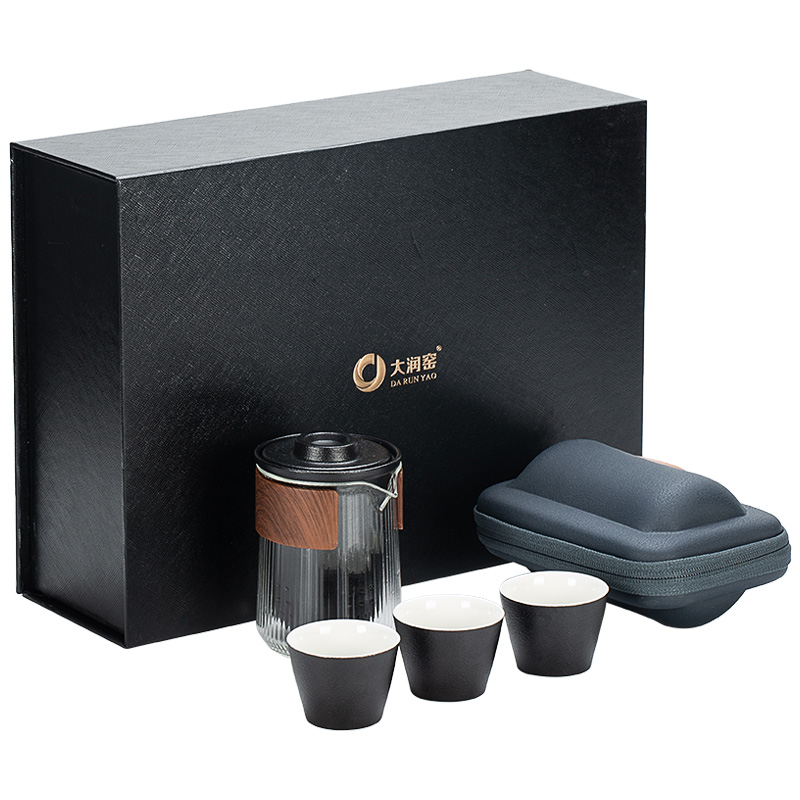 大润东方 旅途居家茶具礼盒 泡茶办公杯马克杯 公司周年礼品
