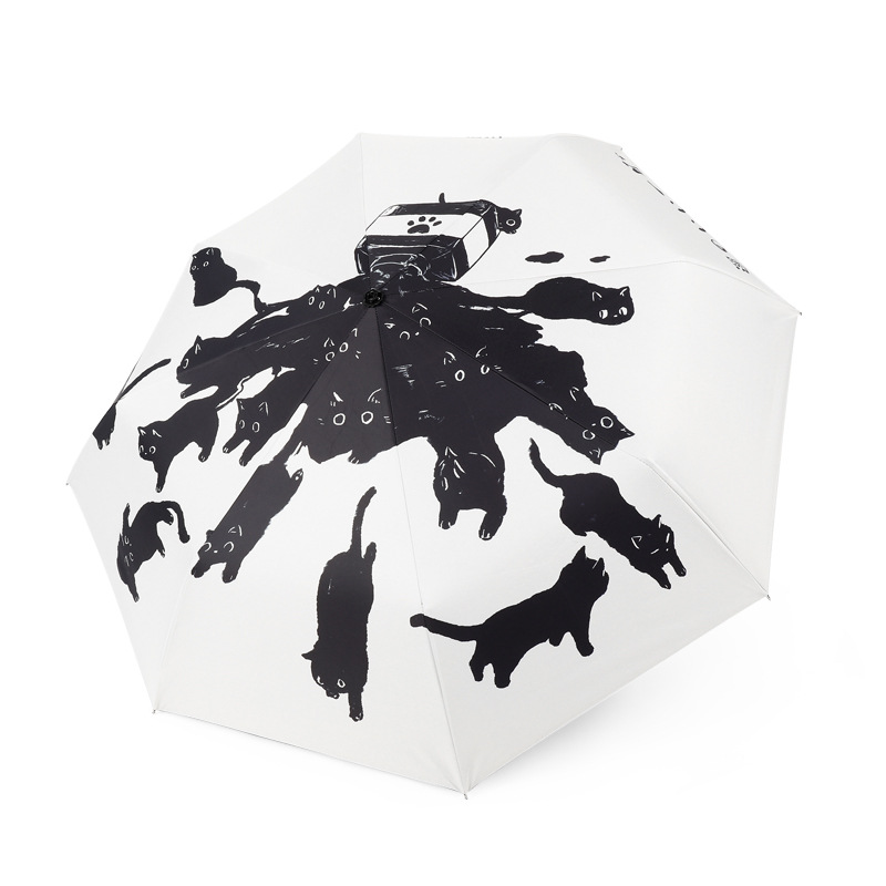 防晒防紫外线全自动三折伞 晴雨两用折叠太阳伞 三八活动礼品