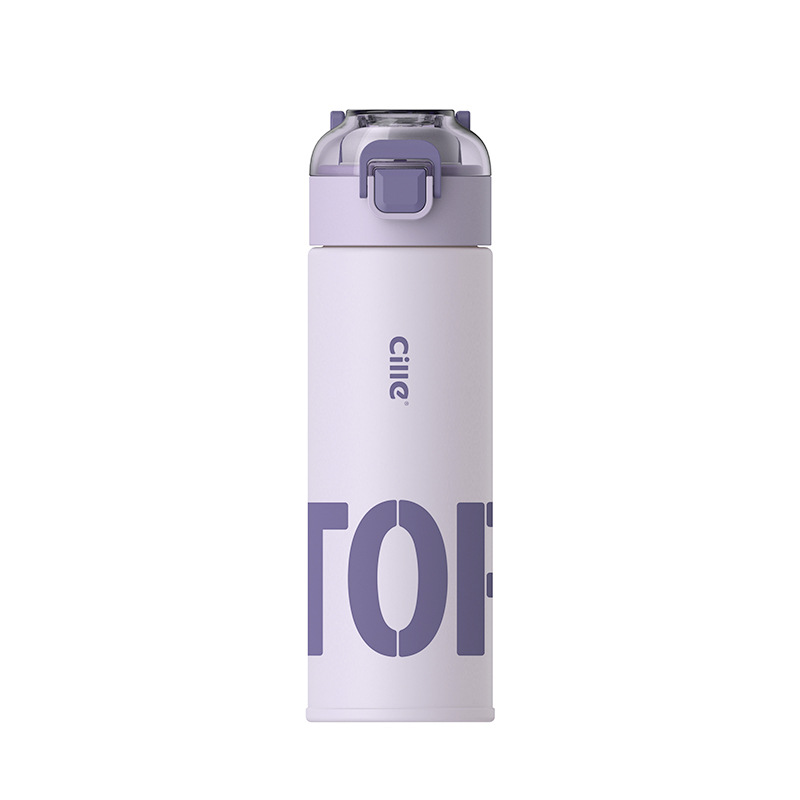 领先休闲保温杯 不锈钢水杯大容量水壶400ml/500ml 展会小礼品