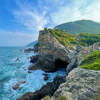 路线一：鹿嘴山庄+帆船出海一日游